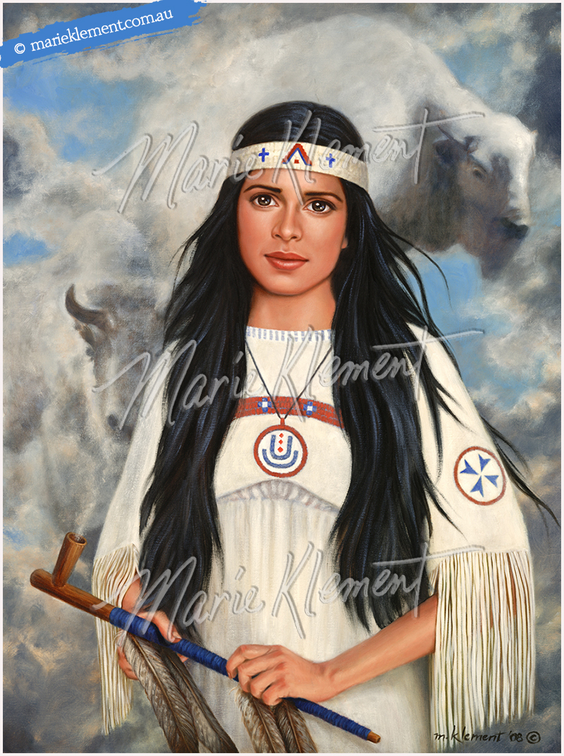 Marie Klement Artist White Buffalo Calf Woman